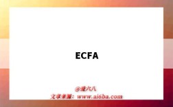 ECFA（ecfa指的是什么）