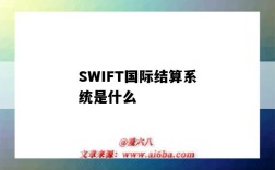 SWIFT國際結算系統是什么（swift國際結算系統是什么意思）