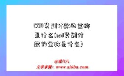 COD貨到付款的全稱是什么(cod貨到付款的全稱是什么)