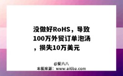 沒做好RoHS，導致100萬外貿訂單泡湯，損失10萬美元