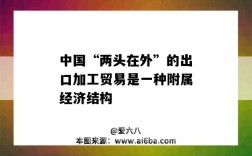 中國“兩頭在外”的出口加工貿易是一種附屬經濟結構