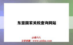 東盟國家關稅查詢網站（中國東盟關稅查詢）