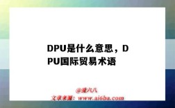 DPU是什么意思，DPU國際貿易術語（DPU貿易術語含義）