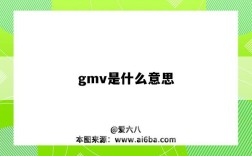 gmv是什么意思（gmv是什么意思解釋一下）