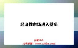 經濟性市場進入壁壘