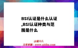 BSI認證是什么認證,BSI認證種類與范圍是什么（bsci認證是什么認證）