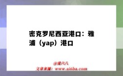 密克羅尼西亞港口：雅浦（yap）港口（yalova港口）