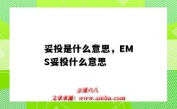 妥投是什么意思，EMS妥投什么意思（ems已妥投是什么意思）