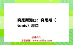 突尼斯港口：突尼斯（tunis）港口（突尼斯 港口）