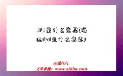 DPD是什么意思(海運dpd是什么意思)