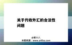 關于代收外匯的合法性問題