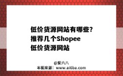 低價貨源網站有哪些？推薦幾個Shopee低價貨源網站（貨源最便宜的網站）