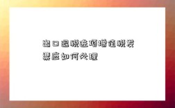 出口退稅進項增值稅發票應如何處理