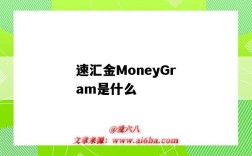 速匯金MoneyGram是什么（moneygram哪個銀行匯款）