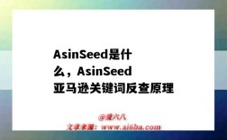 AsinSeed是什么，AsinSeed亞馬遜關鍵詞反查原理（亞馬遜關鍵詞反查是什么意思）