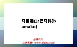 馬里港口:巴馬科(bamako)（馬里的港口）