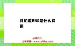 目的港EBS是什么費用（目的港sds是什么費用）