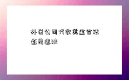 外貿公司代收美金合法還是違法