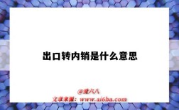 出口轉內銷是什么意思（出口轉內銷是什么意思吳亦凡）