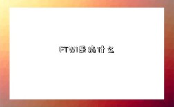 FTW1是指什么