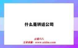 什么是轉運公司（什么叫轉運公司）