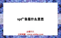 sp廣告是什么意思（亞馬遜dsp廣告是什么意思）