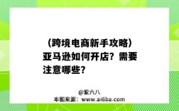 （跨境電商新手攻略）亞馬遜如何開店？需要注意哪些？（亞馬遜跨境電商怎么開店）