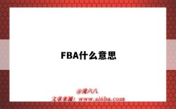 FBA指的是什么意思（海運fba什么意思）