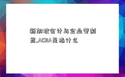 新加坡會計與企業管制局,ACRA是指什么