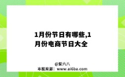 1月份節日有哪些,1月份電商節日大全（一年電商節日）