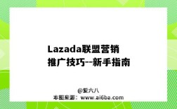 Lazada聯盟營銷推廣技巧--新手指南（lazada聯盟推廣方案）