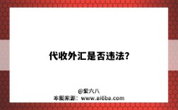 代收外匯是否違法？