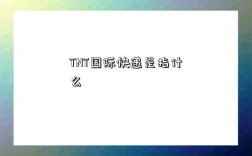 TNT國(guó)際快遞是指什么