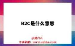 B2C是什么意思（b2c是什么意思啊百科）