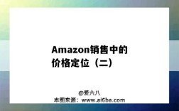 Amazon銷售中的價格定位（二）（amazon如何定價）