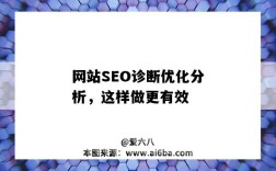 網站SEO診斷優化分析，這樣做更有效（網站seo診斷優化方案）