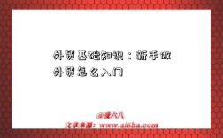 外貿(mào)基礎(chǔ)知識(shí)：新手做外貿(mào)怎么入門