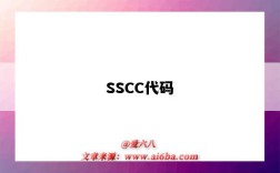 SSCC代碼（sscc代碼怎么編制）