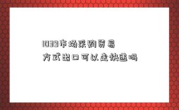 1039市場采購貿(mào)易方式出口可以走快遞嗎