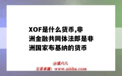 XOF是什么貨幣,非洲金融共同體法郎是非洲國家布基納的貨幣