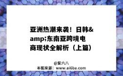 亞洲熱潮來襲！日韓&東南亞跨境電商現狀全解析（上篇）