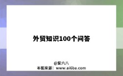 外貿(mào)知識(shí)100個(gè)問答