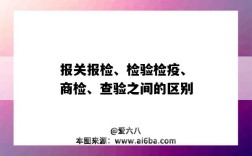 報關報檢、檢驗檢疫、商檢、查驗之間的區別