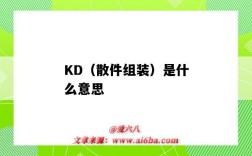 KD（散件組裝）是什么意思（kd組裝是啥意思）