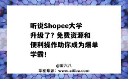 聽說Shopee大學升級了? 免費資源和便利操作助你成為爆單學霸！