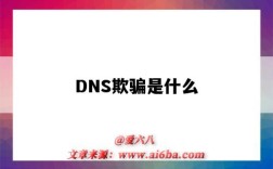 DNS欺騙是什么（dns欺騙是什么意思）