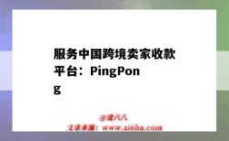 服務中國跨境賣家收款平臺：PingPong（跨境收款平臺收款）