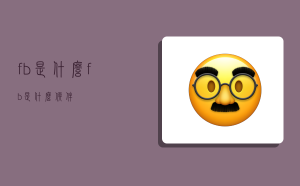 fb是什么,fb是什么軟件-圖1