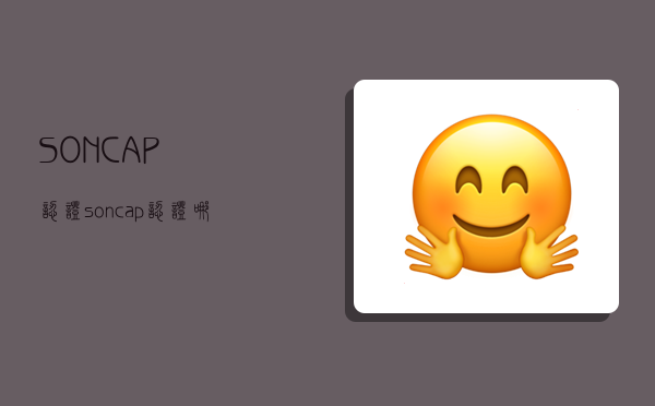 SONCAP認證,soncap認證哪里辦理-圖1