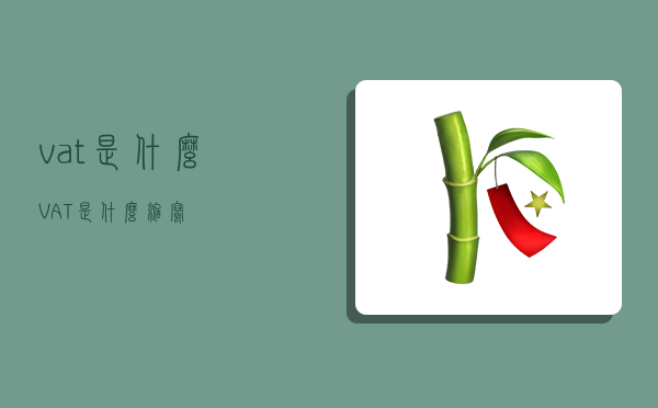 vat是什么,VAT是什么縮寫-圖1